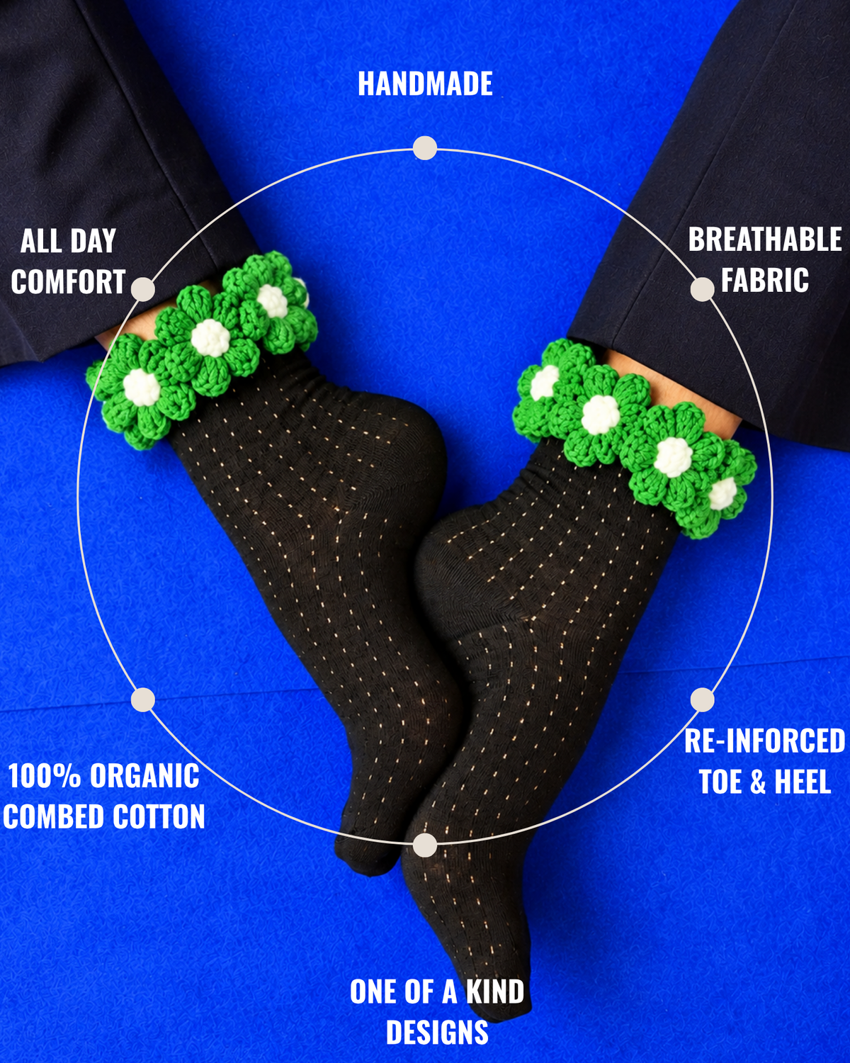 PETAL EDIT LEAF SET OF 4 SOCKS