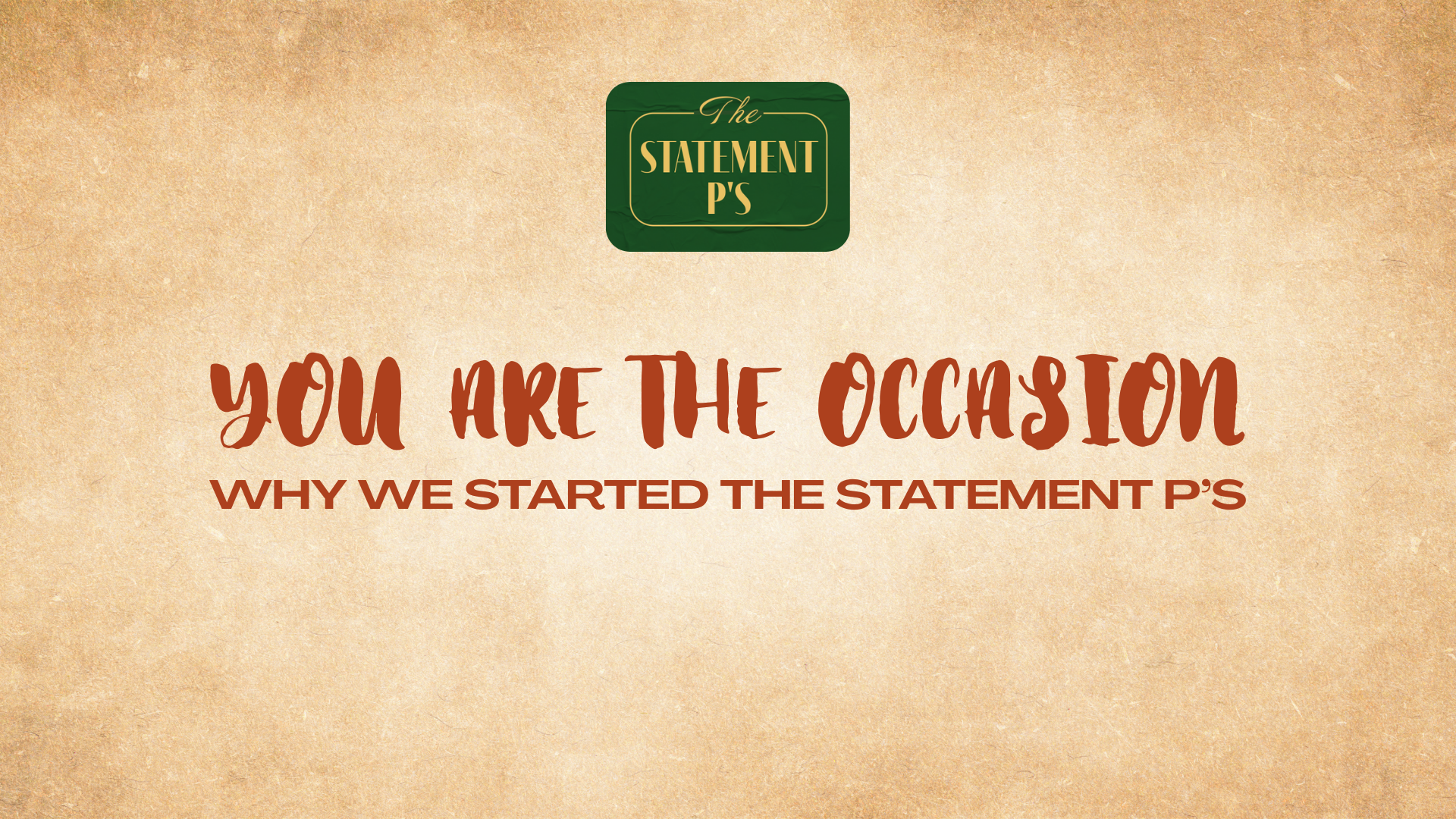 We’ve all said it—“Too nice for now,” “Maybe for a wedding.” But why wait for the Occasion?