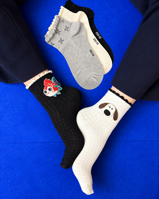 WORK WALK WAVE SET OF 5 SOCKS