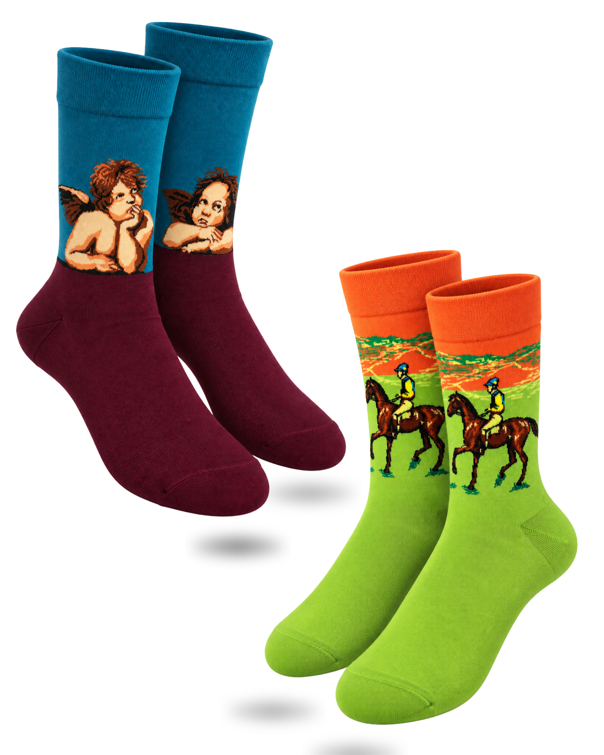 SMITTEN SET OF 2 MEN SOCKS
