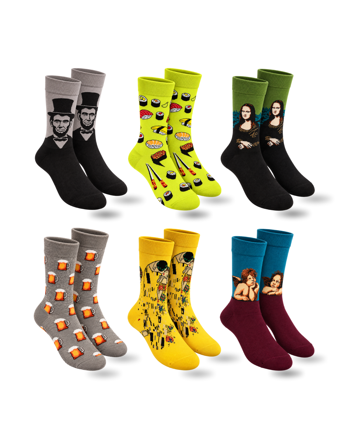 NO BAD DAYS SET OF 6 MEN SOCKS