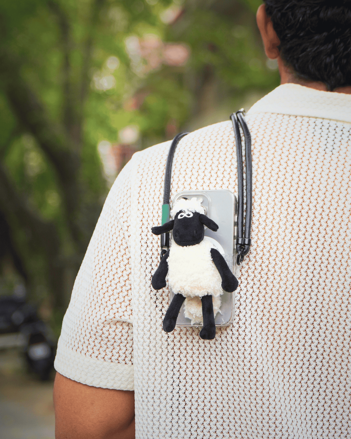 SHAUN THE SHEEP - ADJUSTABLE BLACK LEATHER