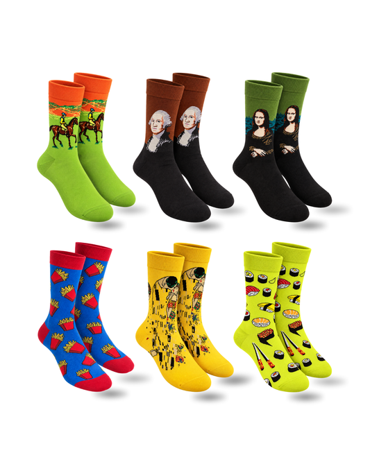 GOOD COMPANY SET OF 6 MEN SOCKS