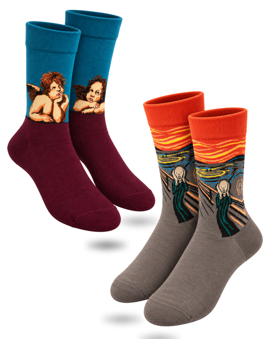 MIND SPACE SET OF 2 MEN SOCKS