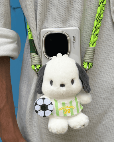 POCHACCO-GREEN - ADJUSTABLE BLACK LEATHER