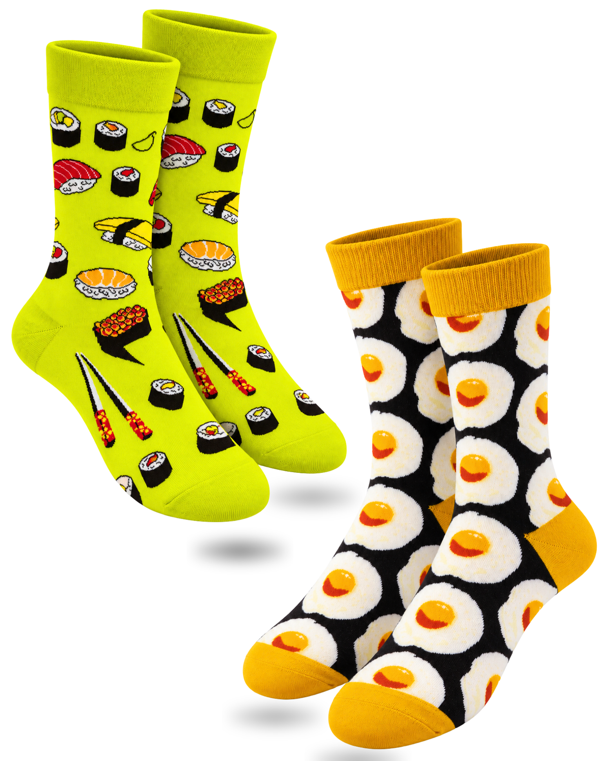 RAW MEAT SET OF 2 MEN SOCKS