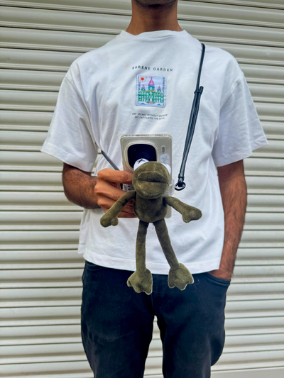 KERMIT THE FROG - ADJUSTABLE BLACK LEATHER