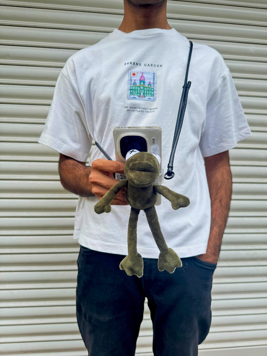 KERMIT THE FROG - ADJUSTABLE BLACK LEATHER