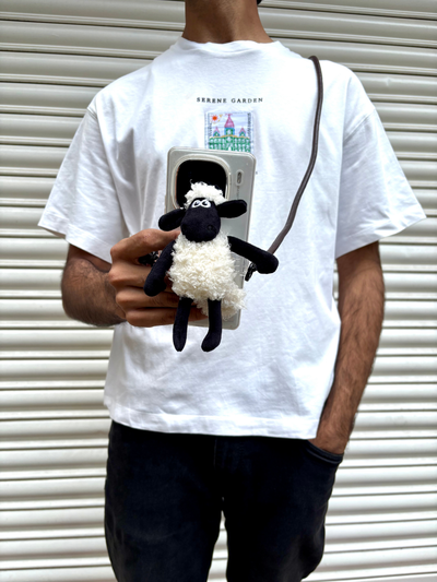 SHAUN THE SHEEP - ADJUSTABLE BLACK LEATHER