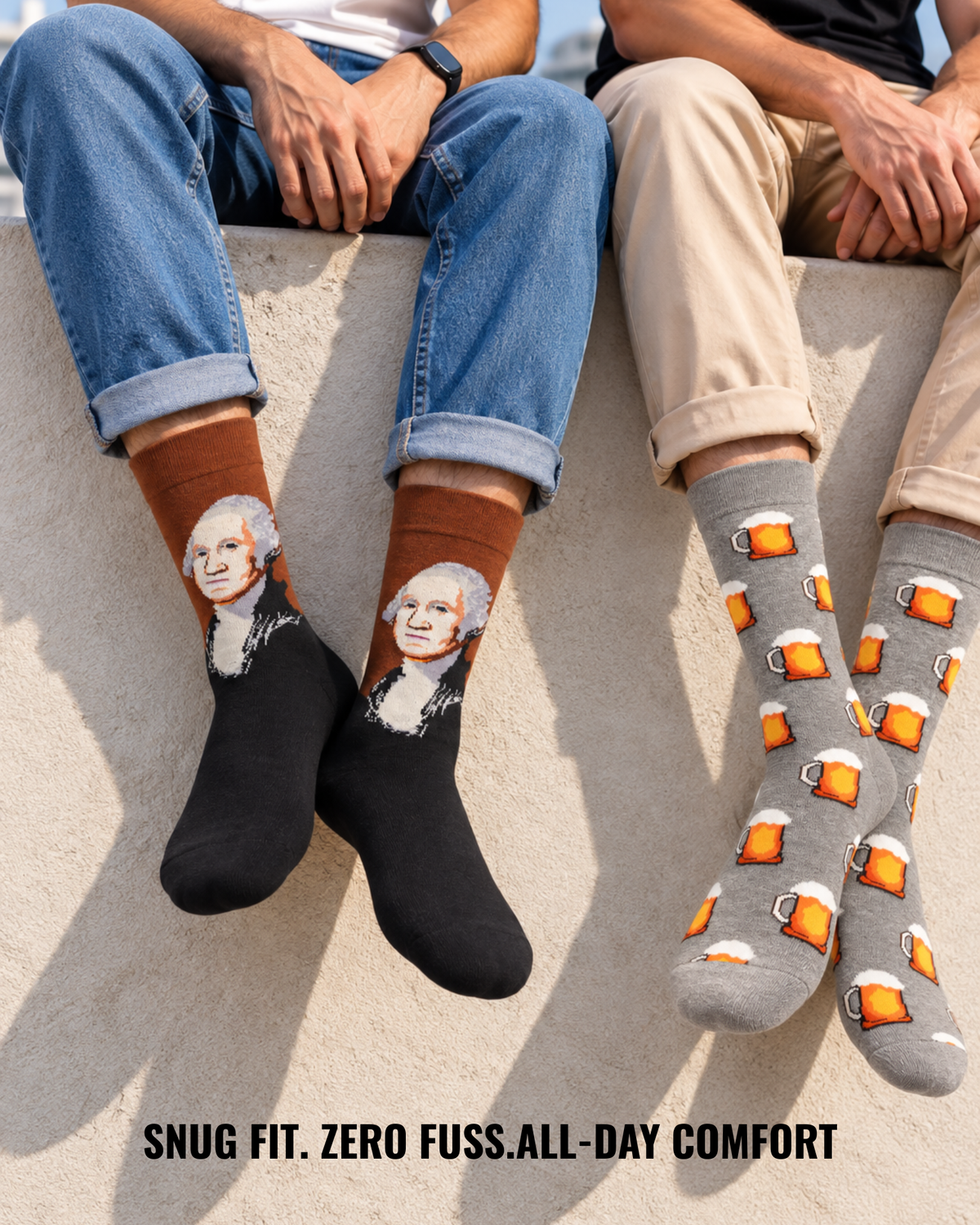 FIRST ALE SET OF 2 MEN SOCKS
