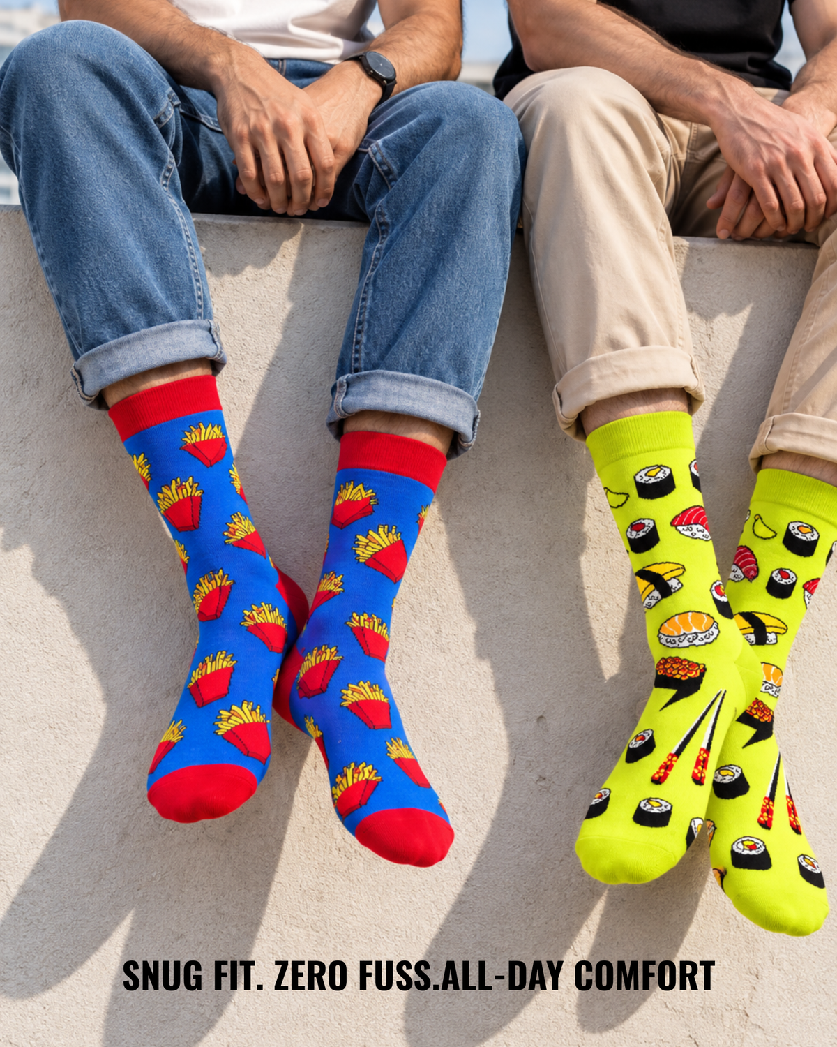 CRAVINGS SET OF 2 MEN SOCKS