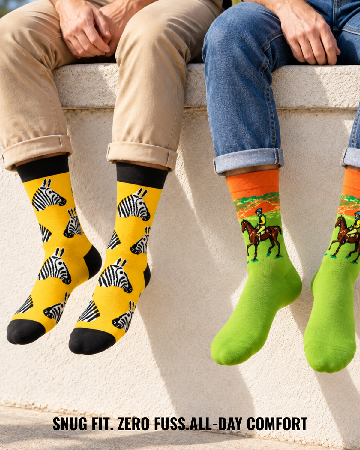 ODD HERD SET OF 2 MEN SOCKS
