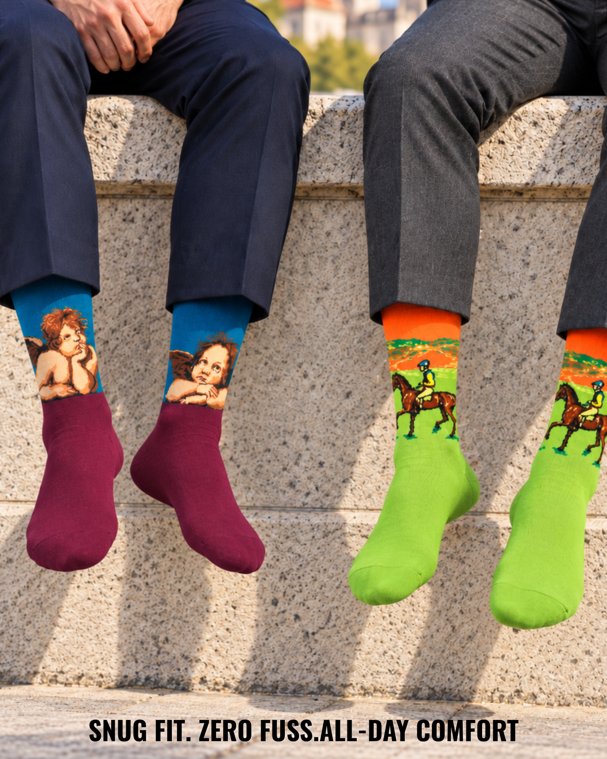 SMITTEN SET OF 2 MEN SOCKS
