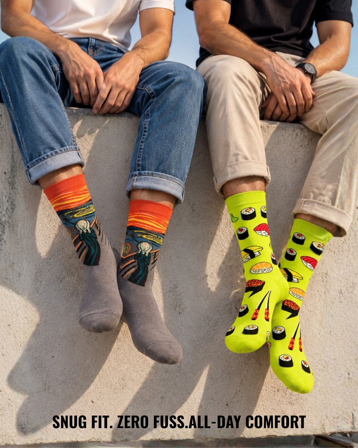 WASABI SHOCK SET OF 2 MEN SOCKS
