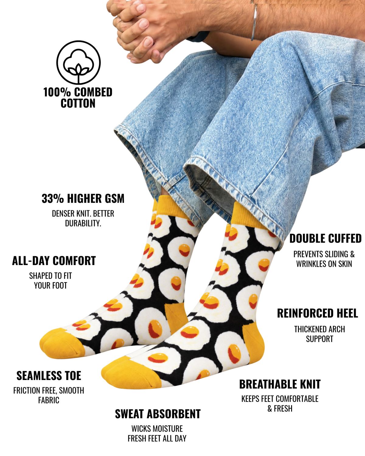 COLOUR THEORY SET OF 4 MEN SOCKS