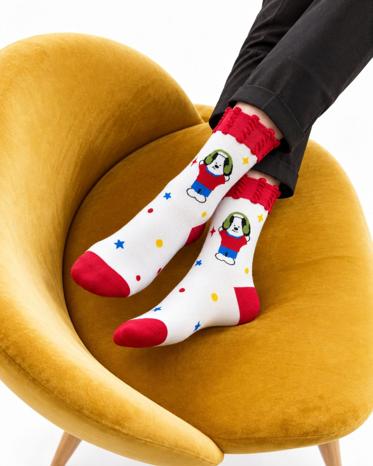 PAWS FOR DRAMA SET 2 TEEN SOCKS