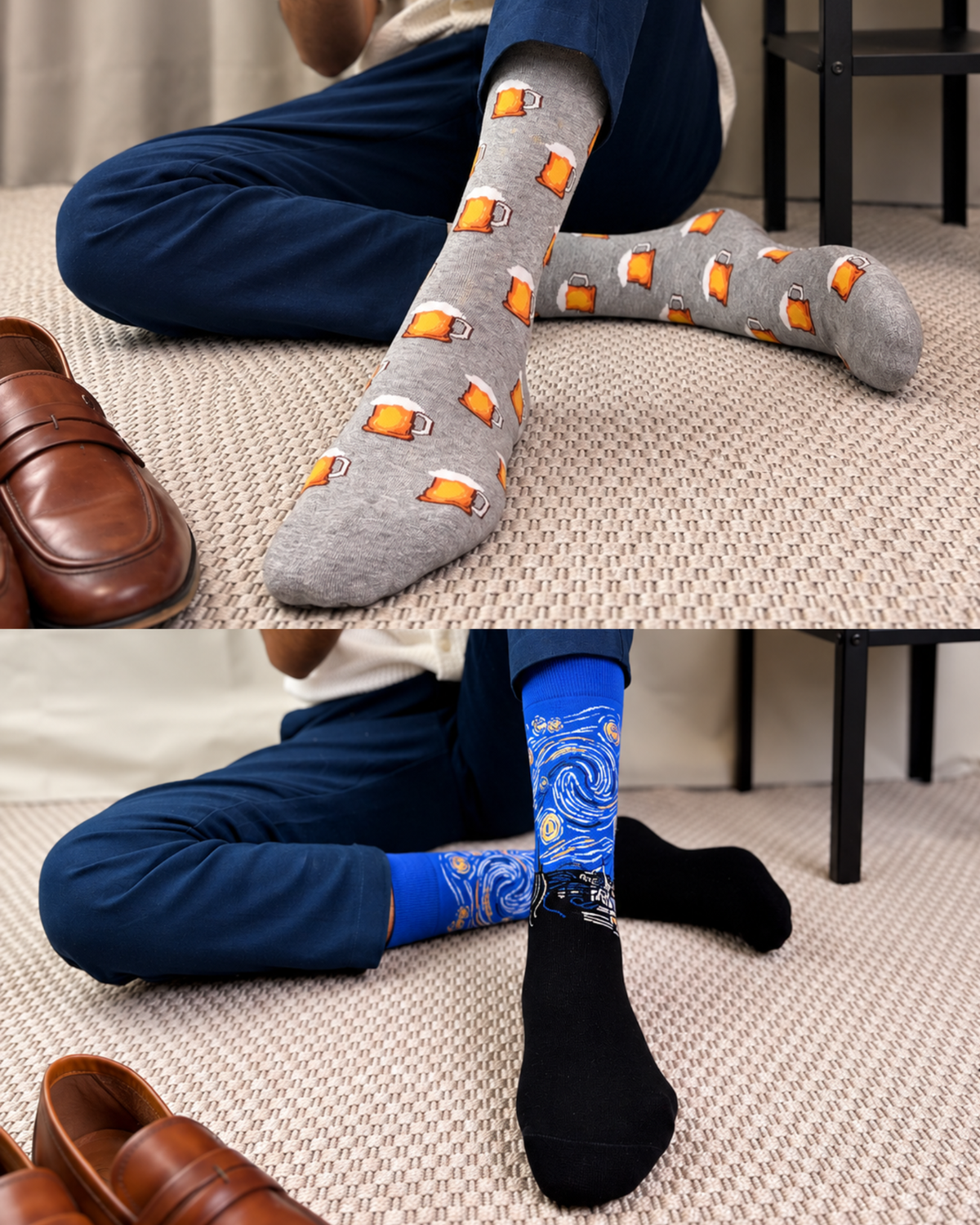 MAIN CHARACTER SET OF 6 MEN SOCKS