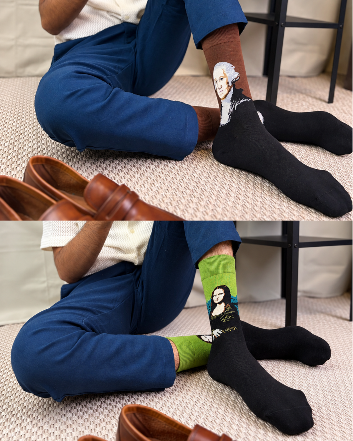 MOOD BOARD SET OF 6 MEN SOCKS