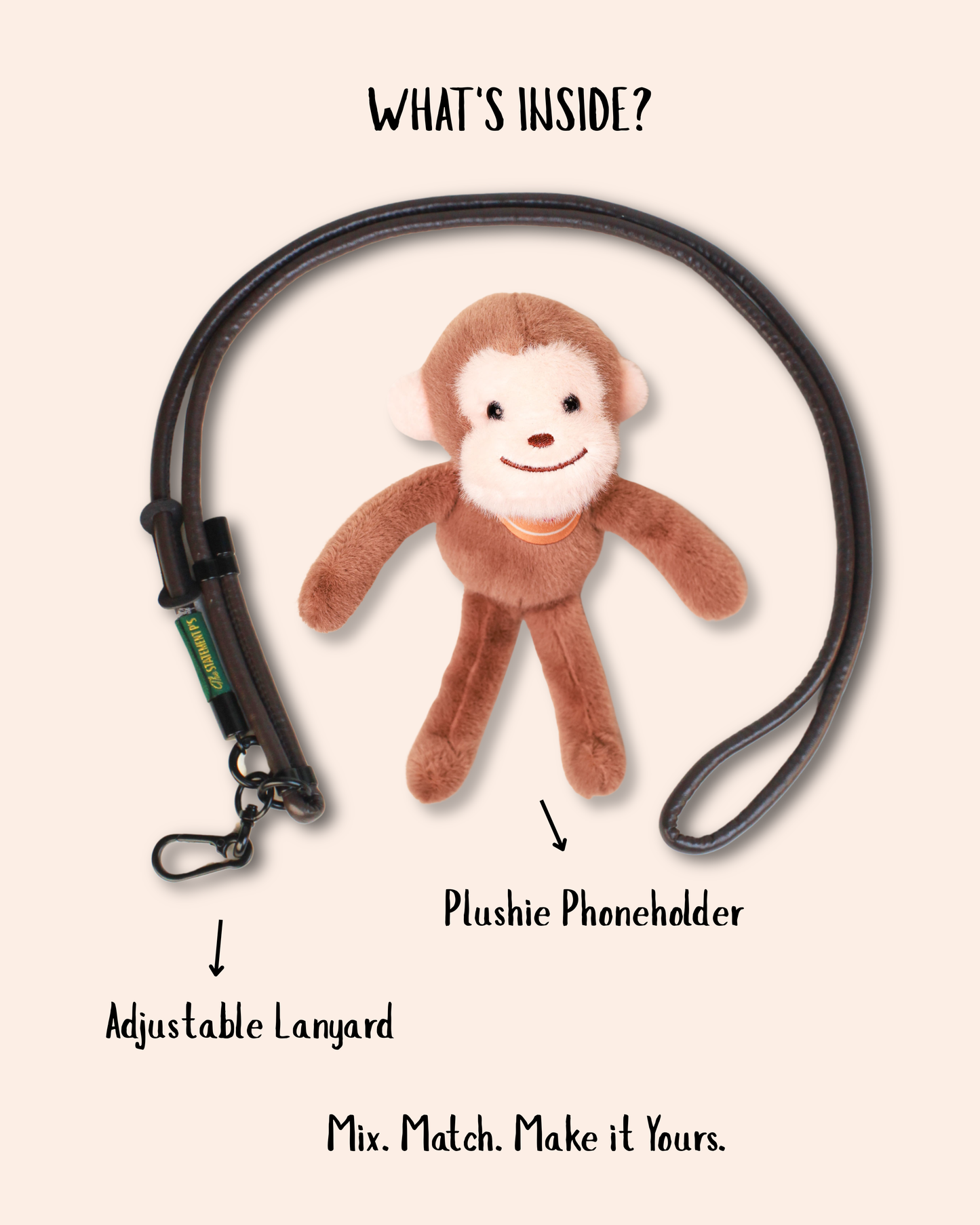 MONKEY BUSINESS - ADJUSTABLE BROWN LEATHER