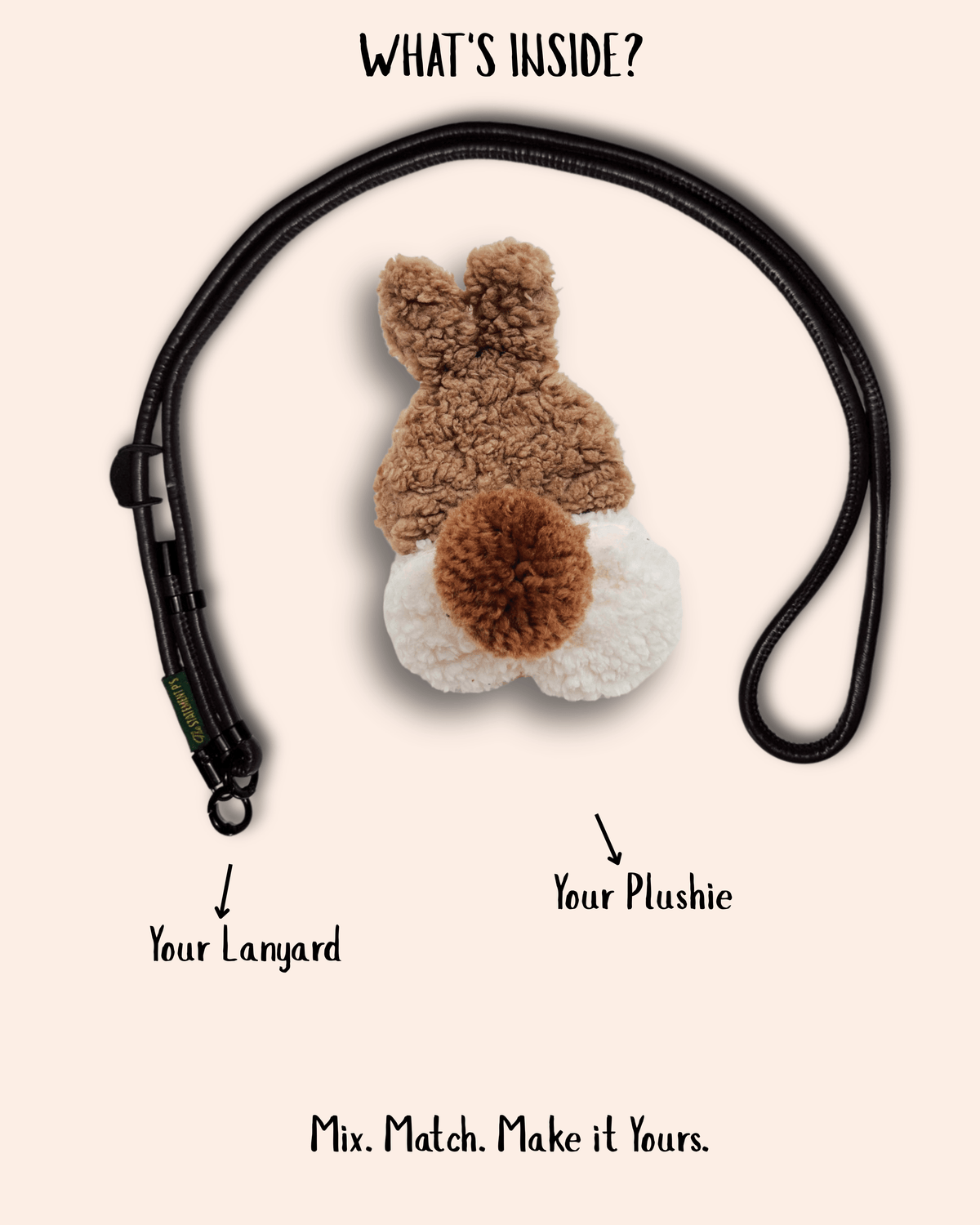 BUNNY BUM - ADJUSTABLE BROWN LEATHER