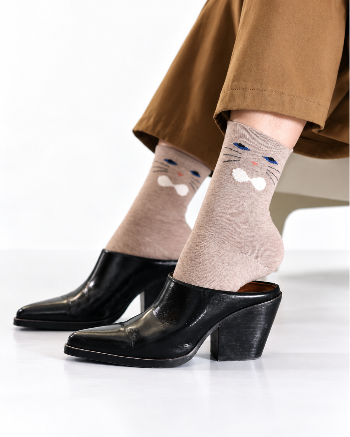 PURRFECT DAY SET OF 3 SOCKS