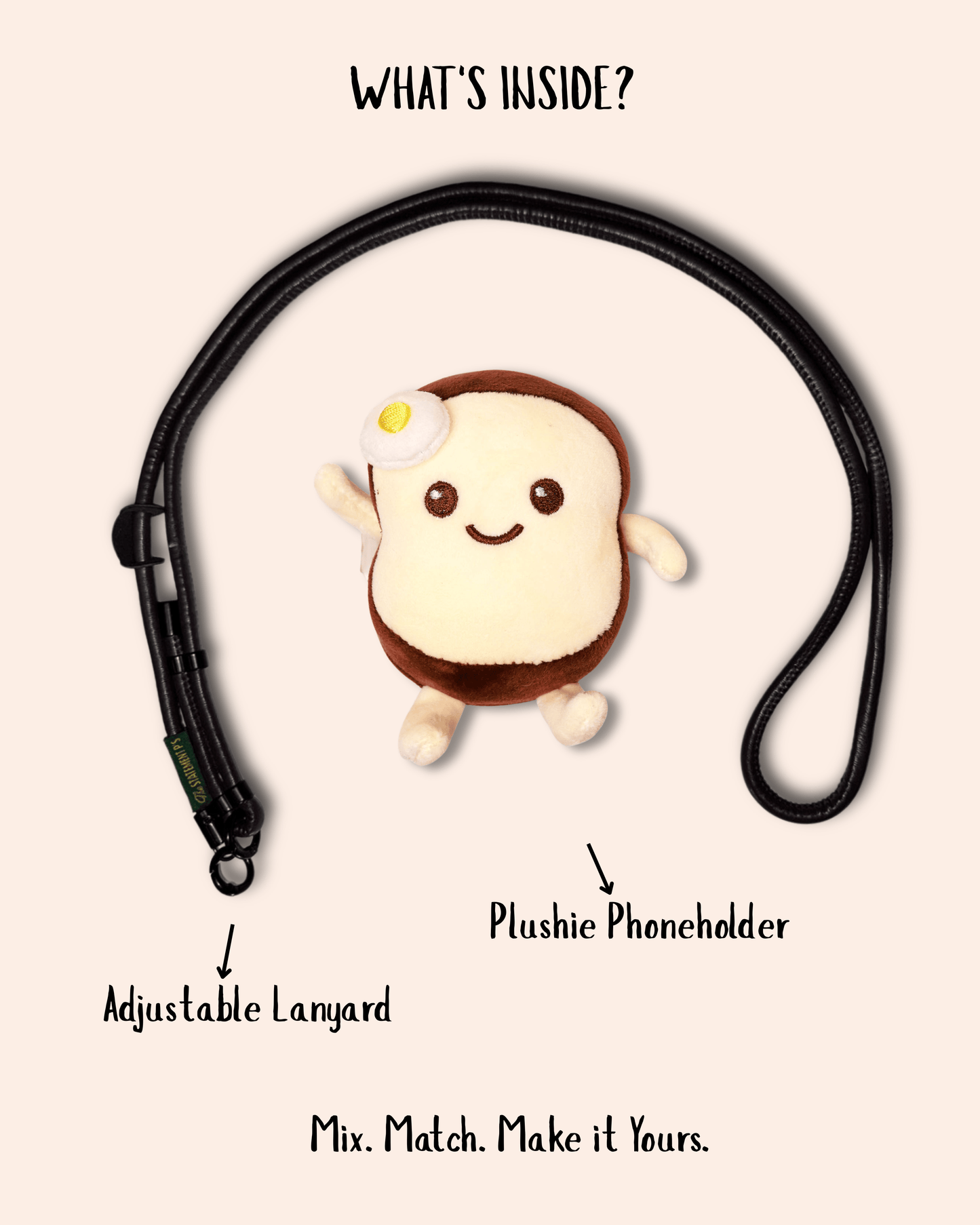 BREAKFAST TOAST - ADJUSTABLE BLACK LEATHER