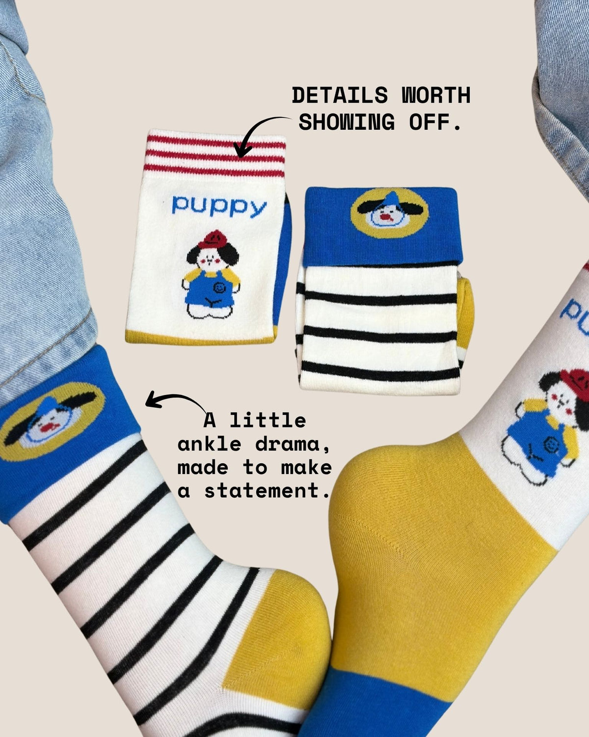 CUTENESS OVERLOAD SET 2 SOCKS