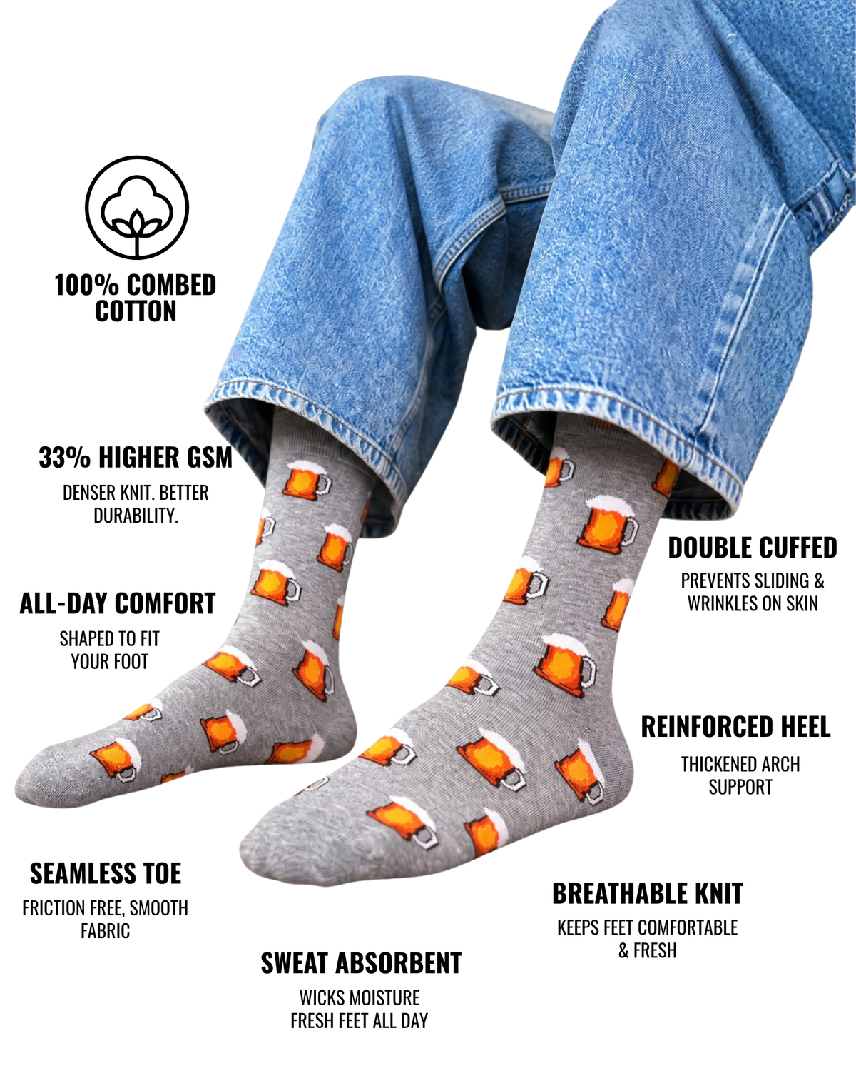 TOUCHINGS SET OF 2 MEN SOCKS