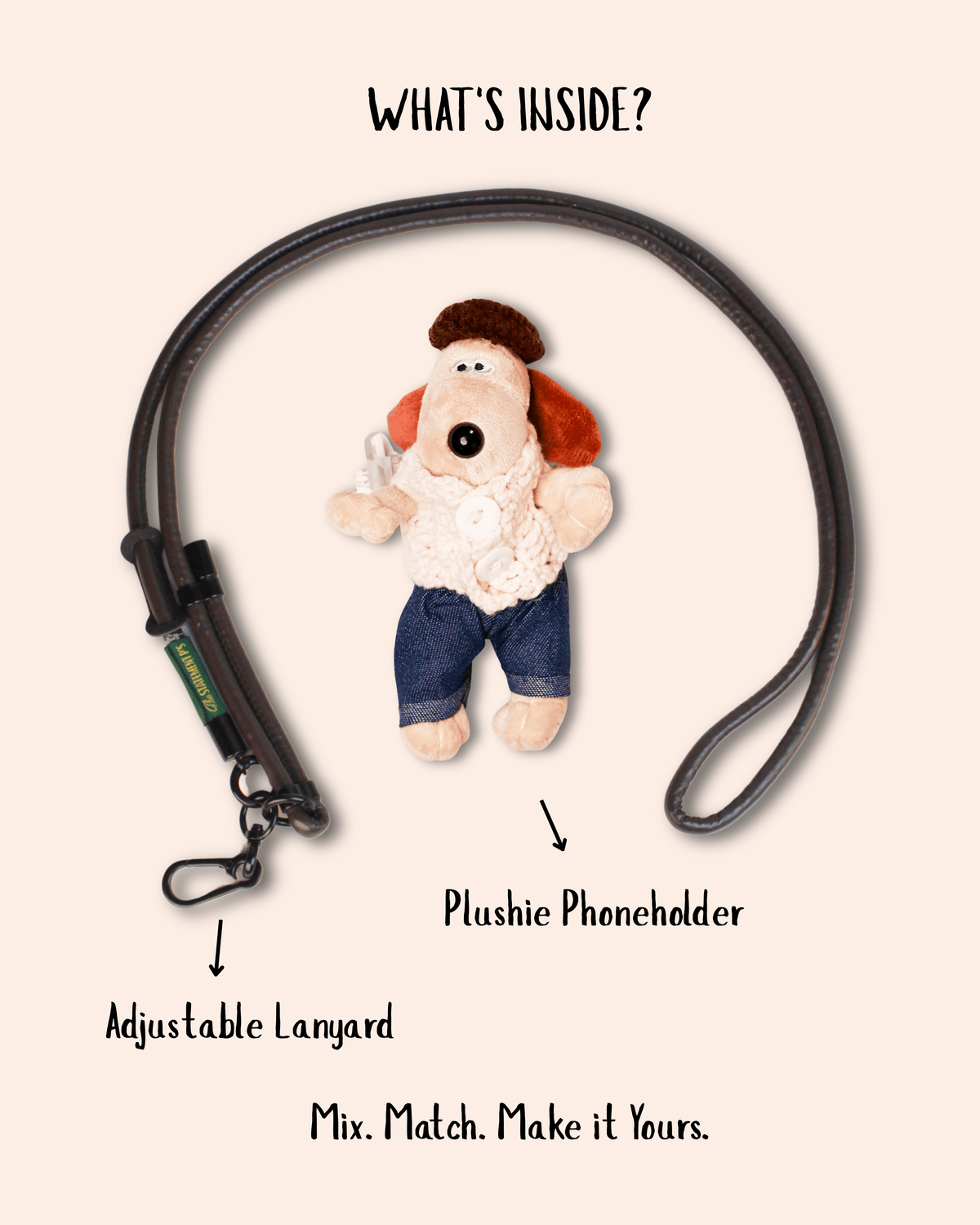 BITZER - SHAUN THE SHEEP - ADJUSTABLE BROWN LEATHER