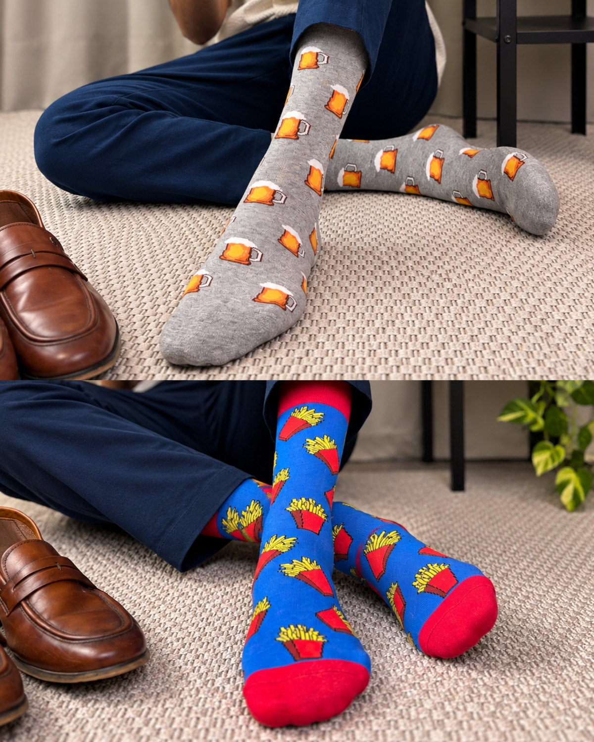 OFF THE CLOCK SET OF 6 MEN SOCKS