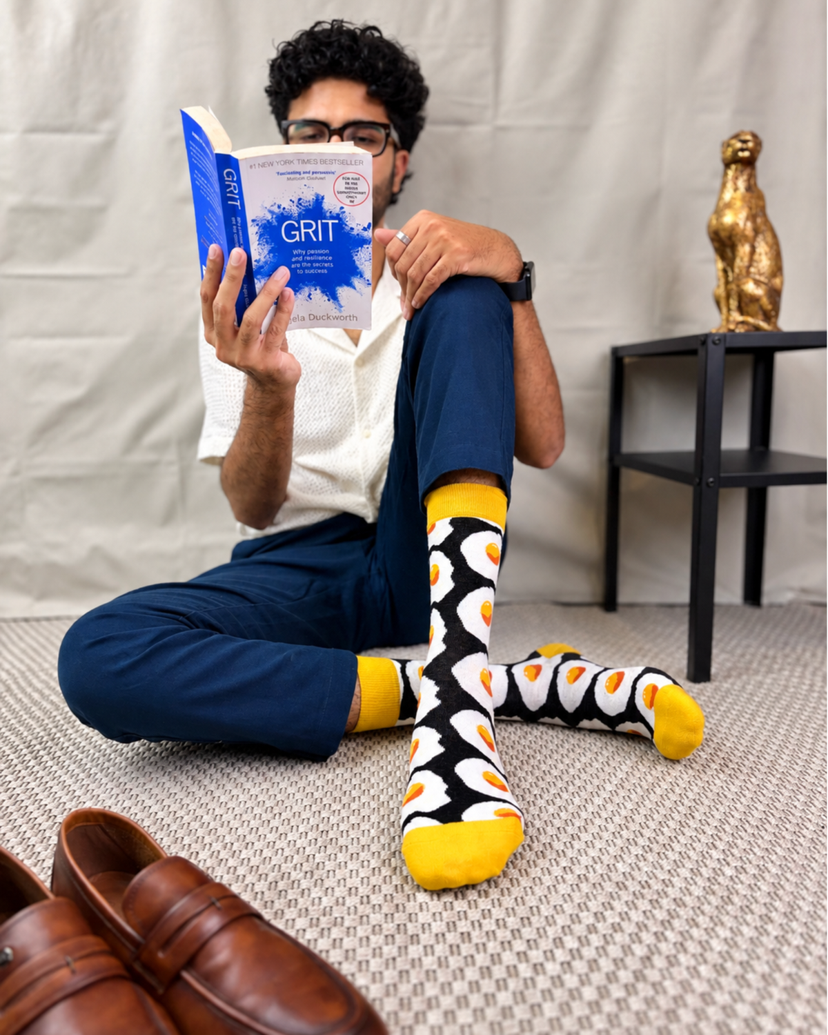 FOOD FOR THOUGHT SET OF 4 MEN SOCKS