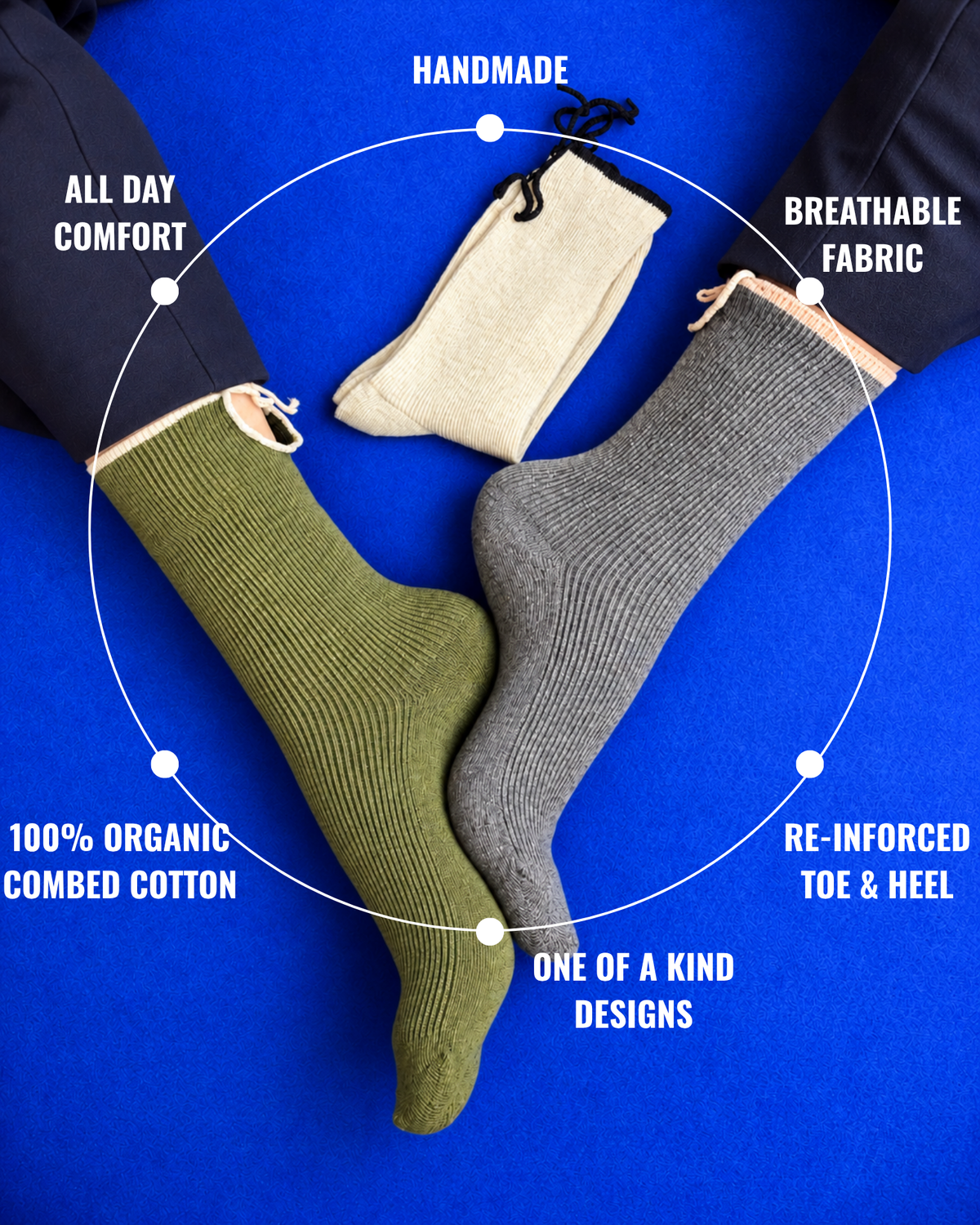 ON & OFF SET OF 3 SOCKS