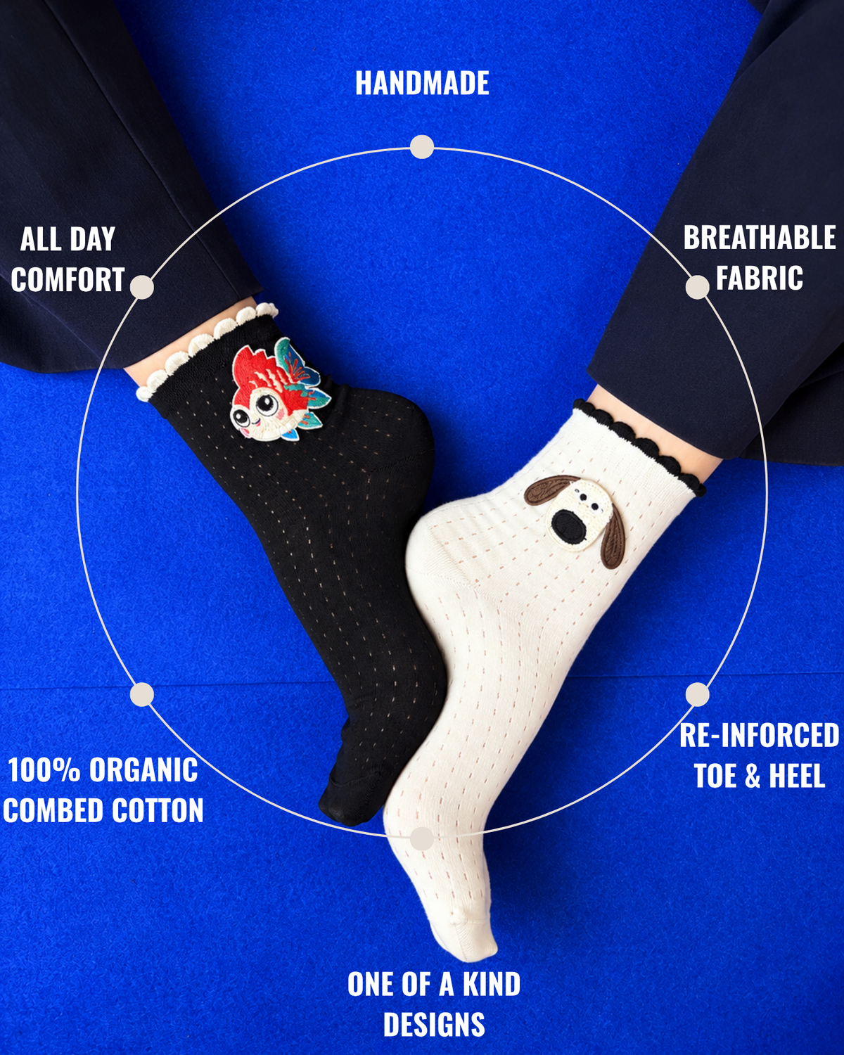 WORK WALK WAVE SET OF 5 SOCKS