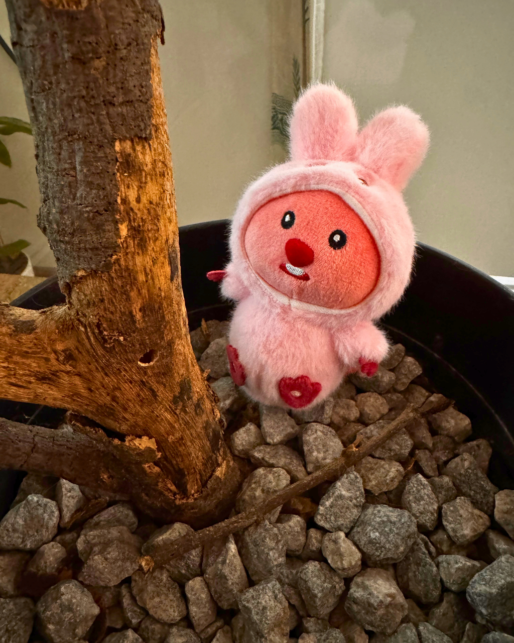 Pink Beaver-Bunny with Lanyard (New Drop)