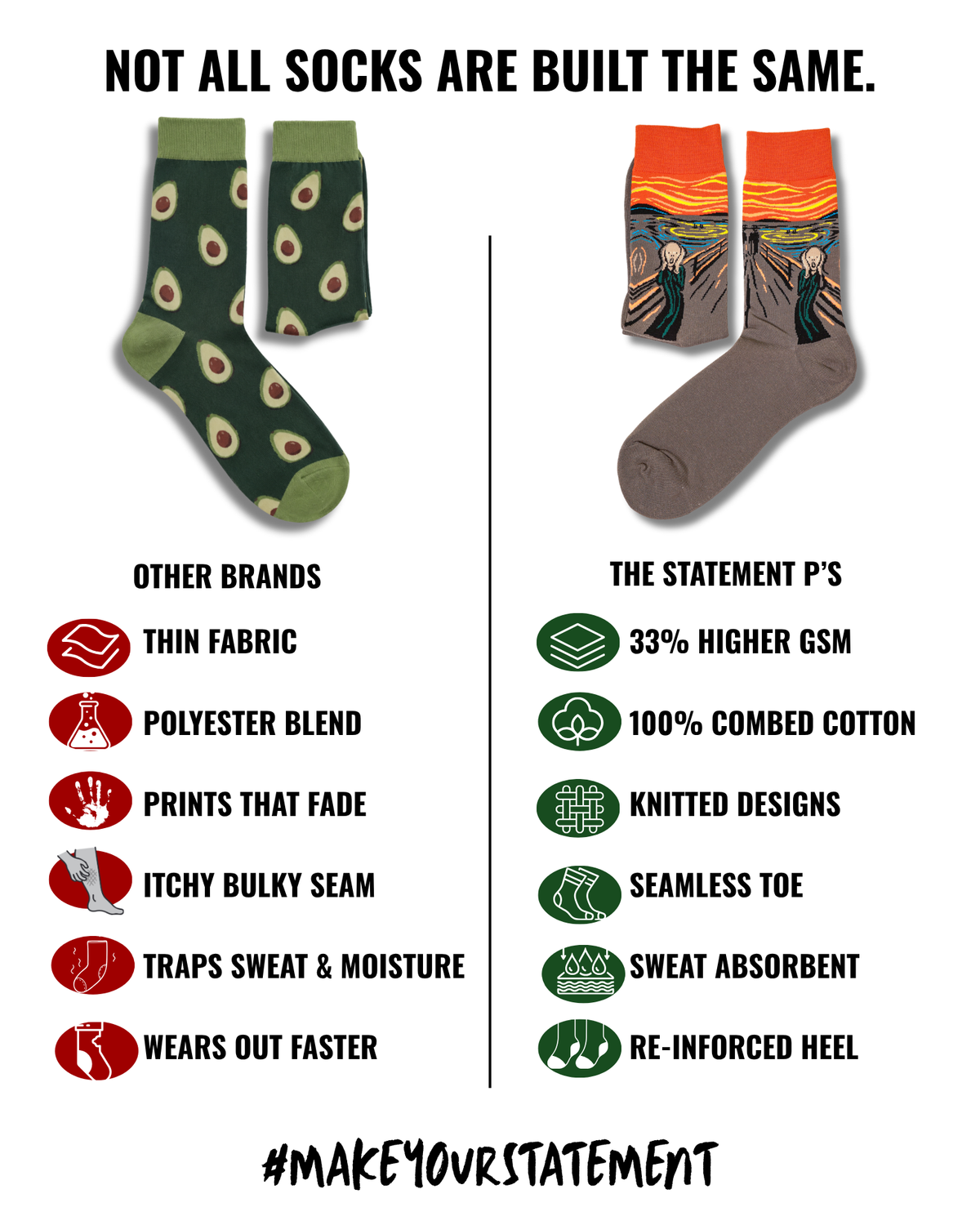 RACE - FACE SET OF 2 MEN SOCKS