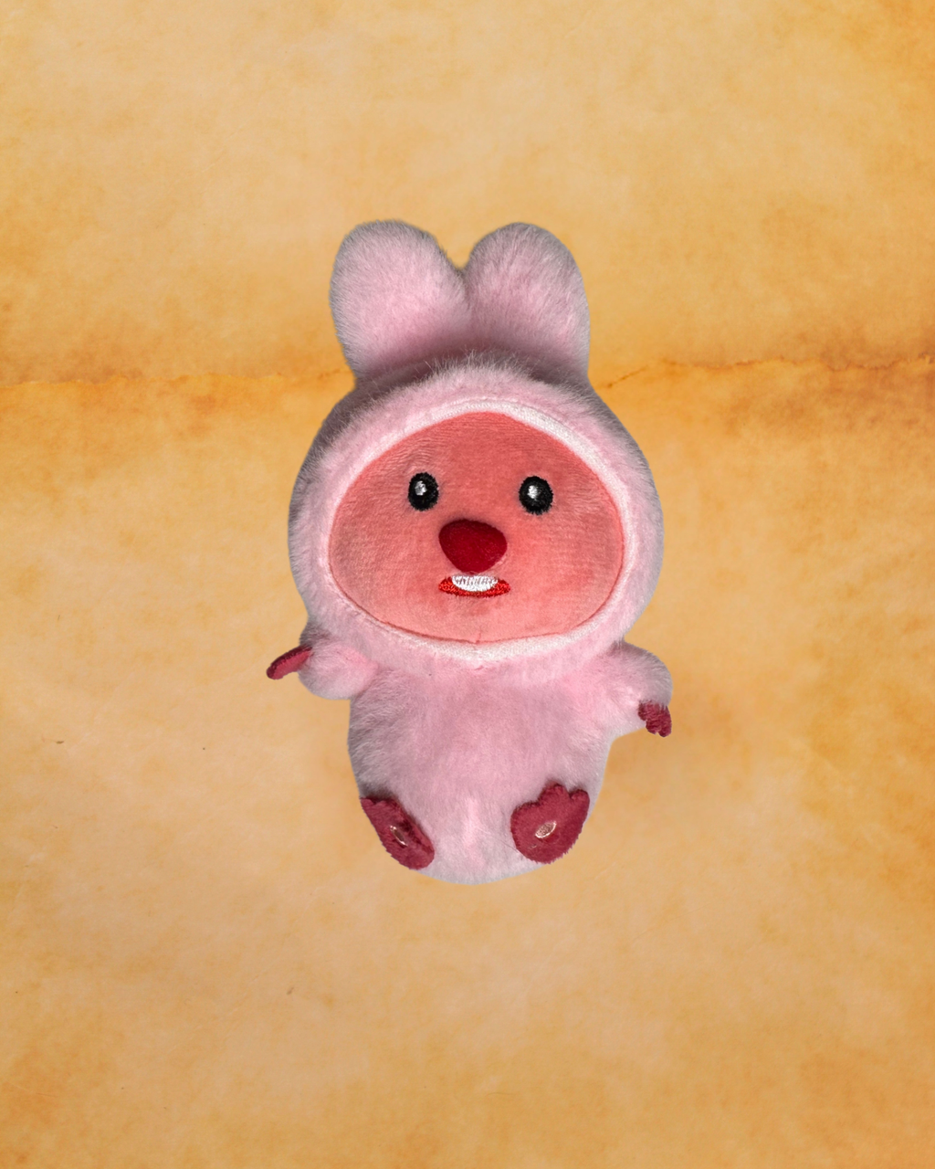 Pink Beaver-Bunny with Lanyard (New Drop)