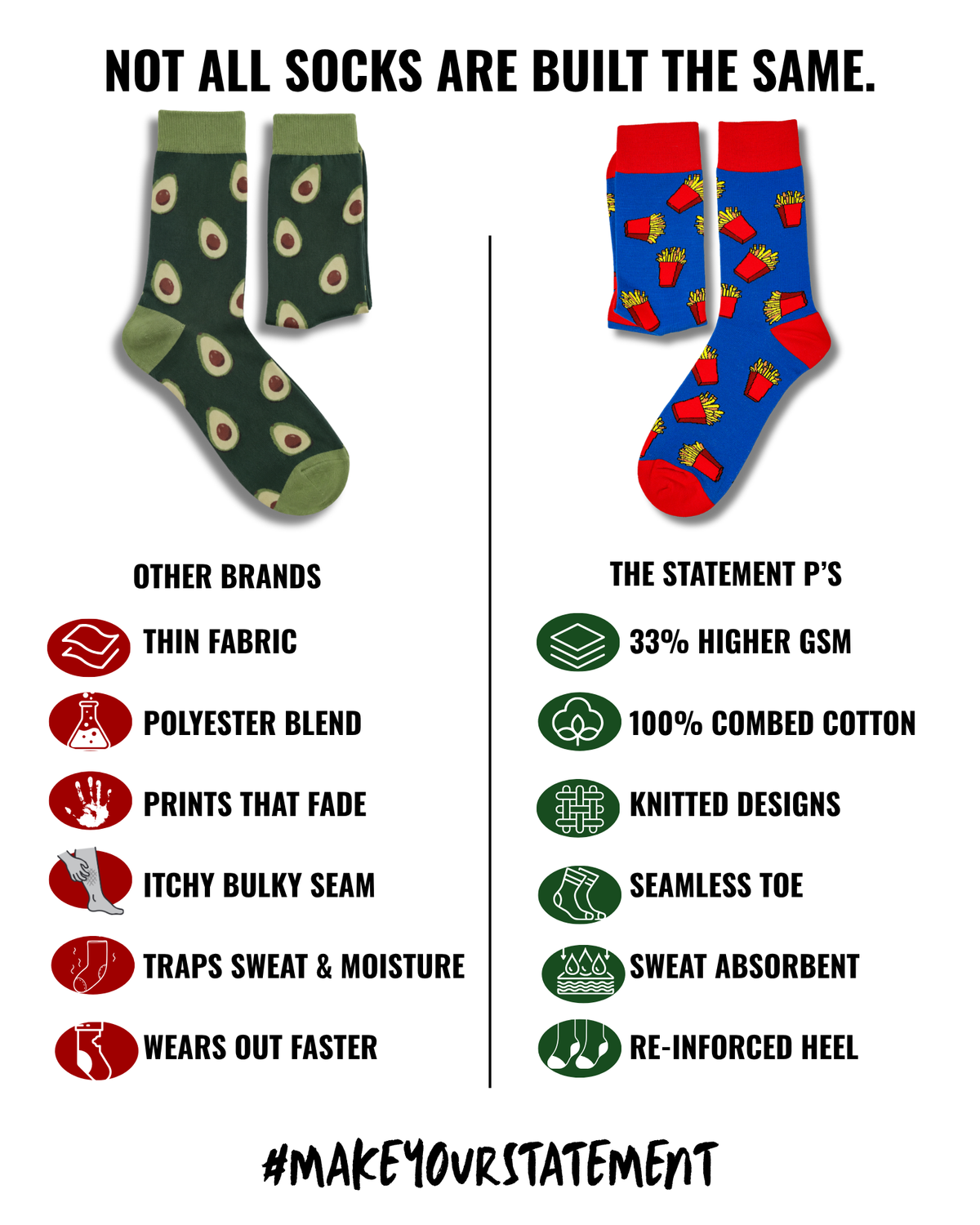 AFTER HOURS SET OF 4 MEN SOCKS