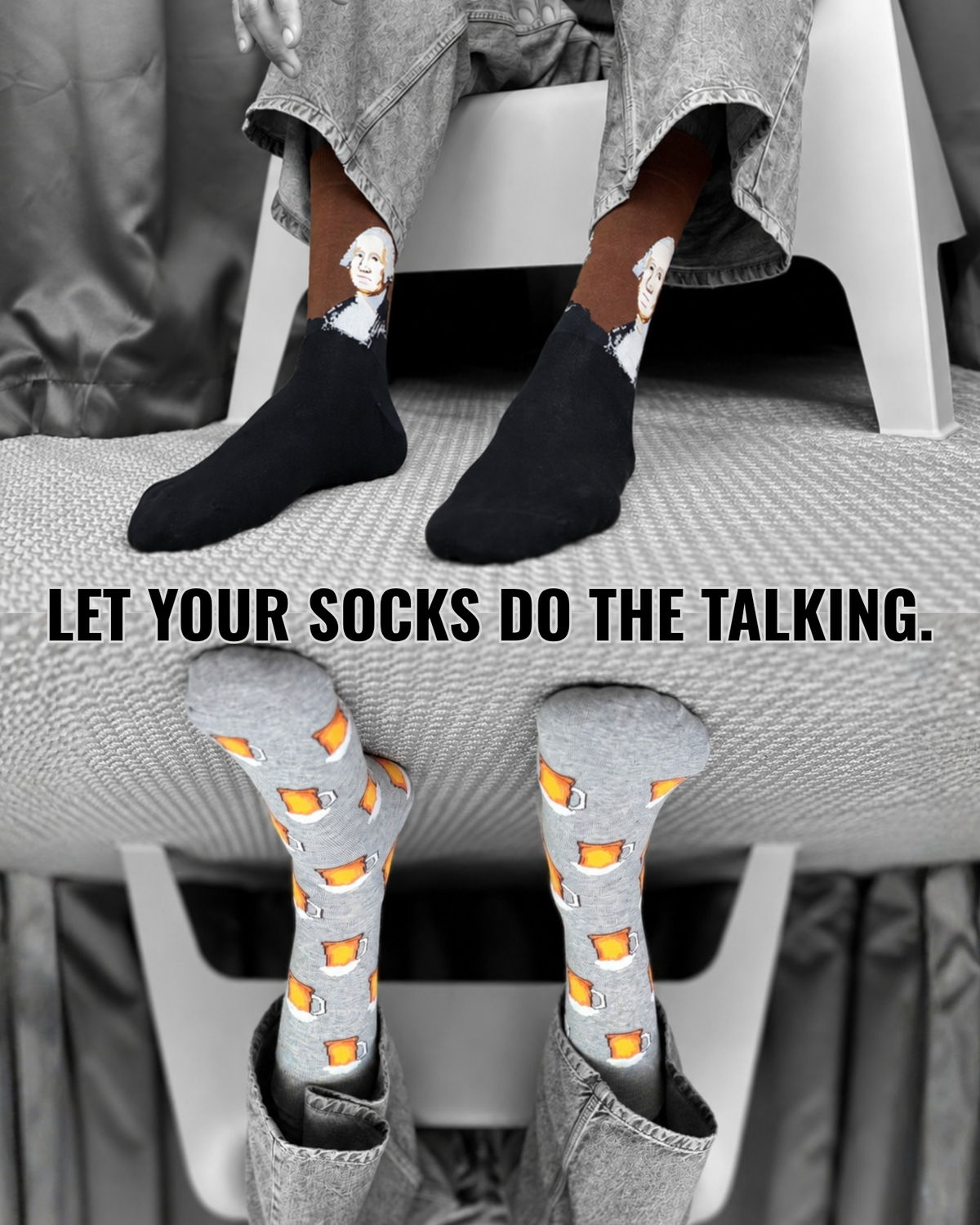 FIRST ALE SET OF 2 MEN SOCKS