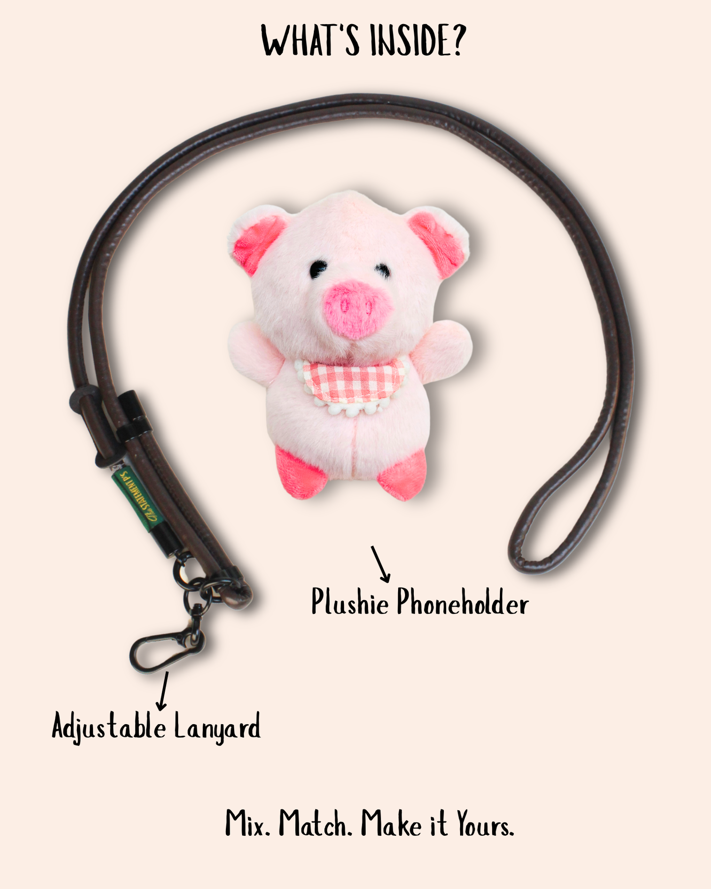 CHEF OINK - ADJUSTABLE BROWN LEATHER