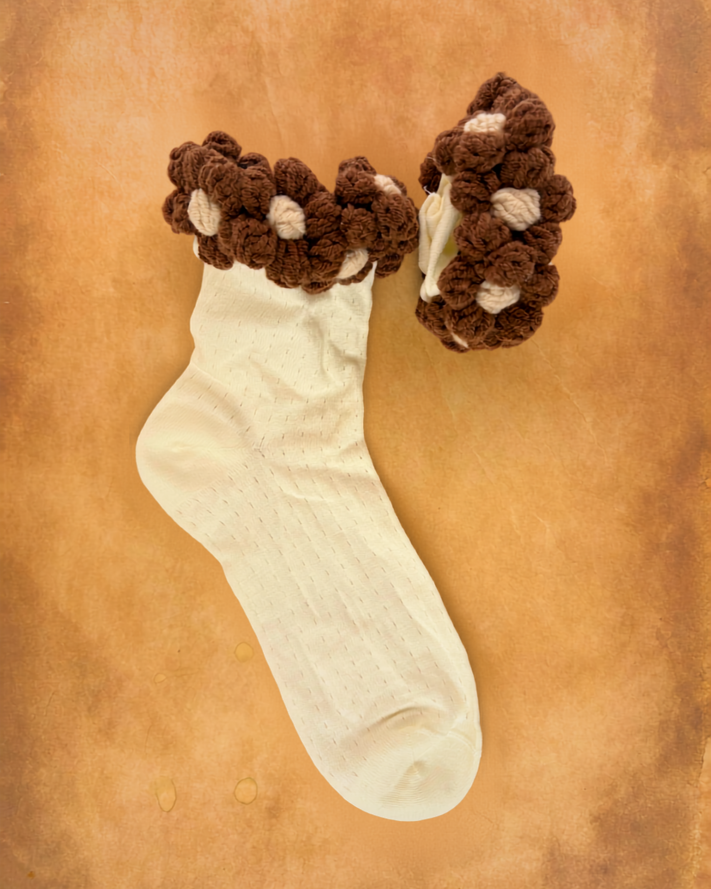 FLORAL-BROWN