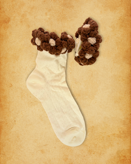 FLORAL-BROWN
