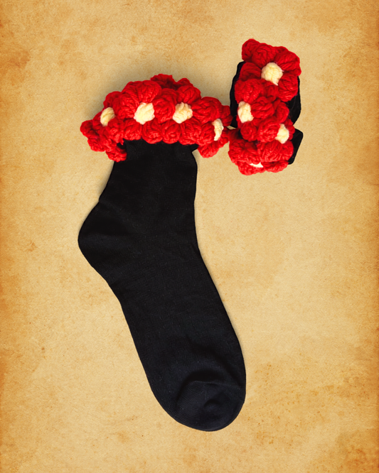 FLORAL-RED