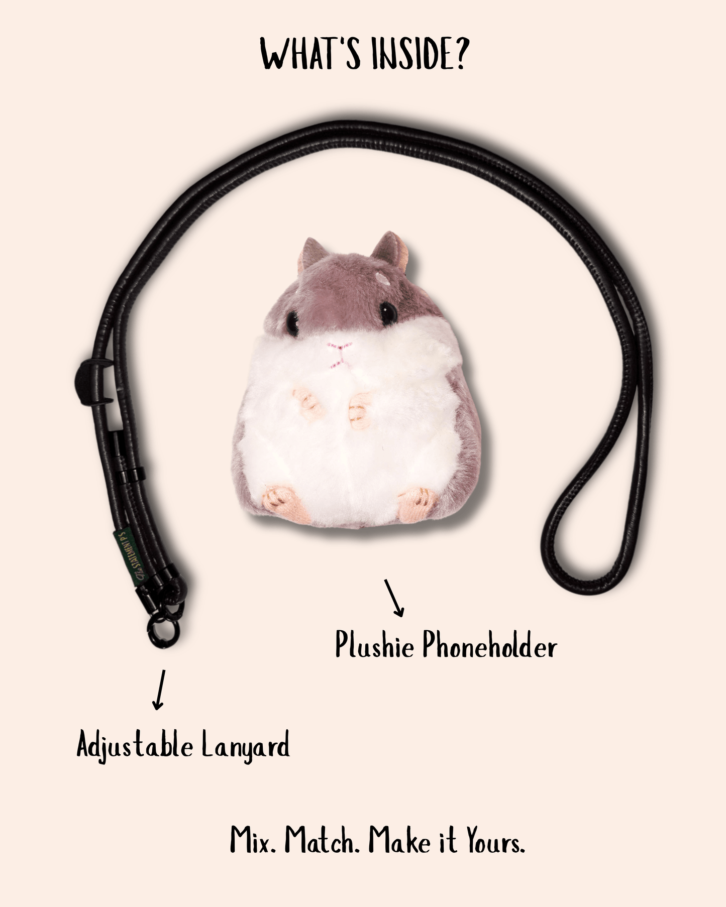 NIBBLES - ADJUSTABLE BLACK LEATHER