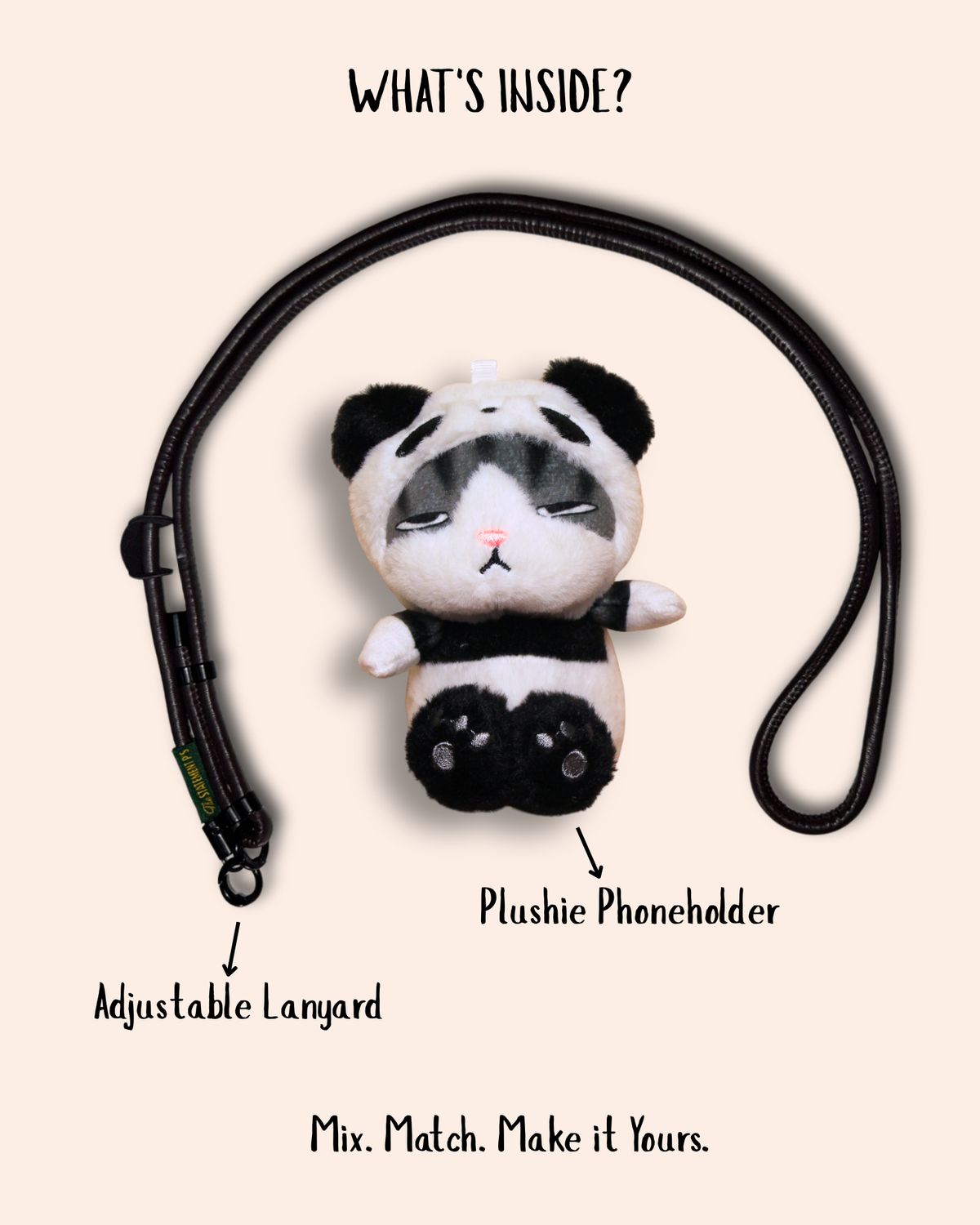 NOT TODAY - ADJUSTABLE BLACK LEATHER