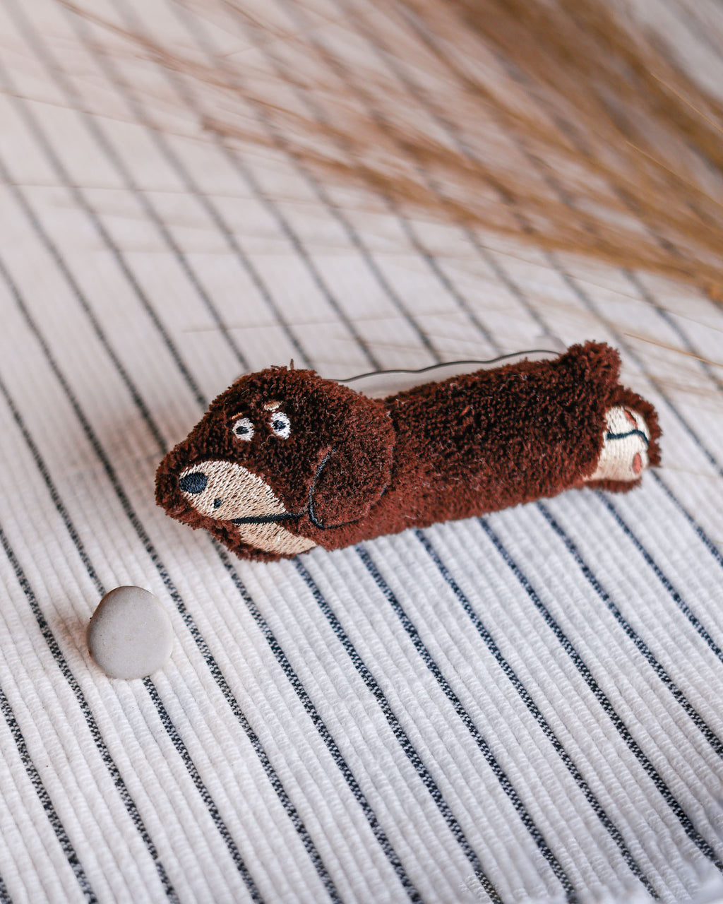The Chill Hound plush lanyard for phone â€“ soft dog charm, quirky phone accessory