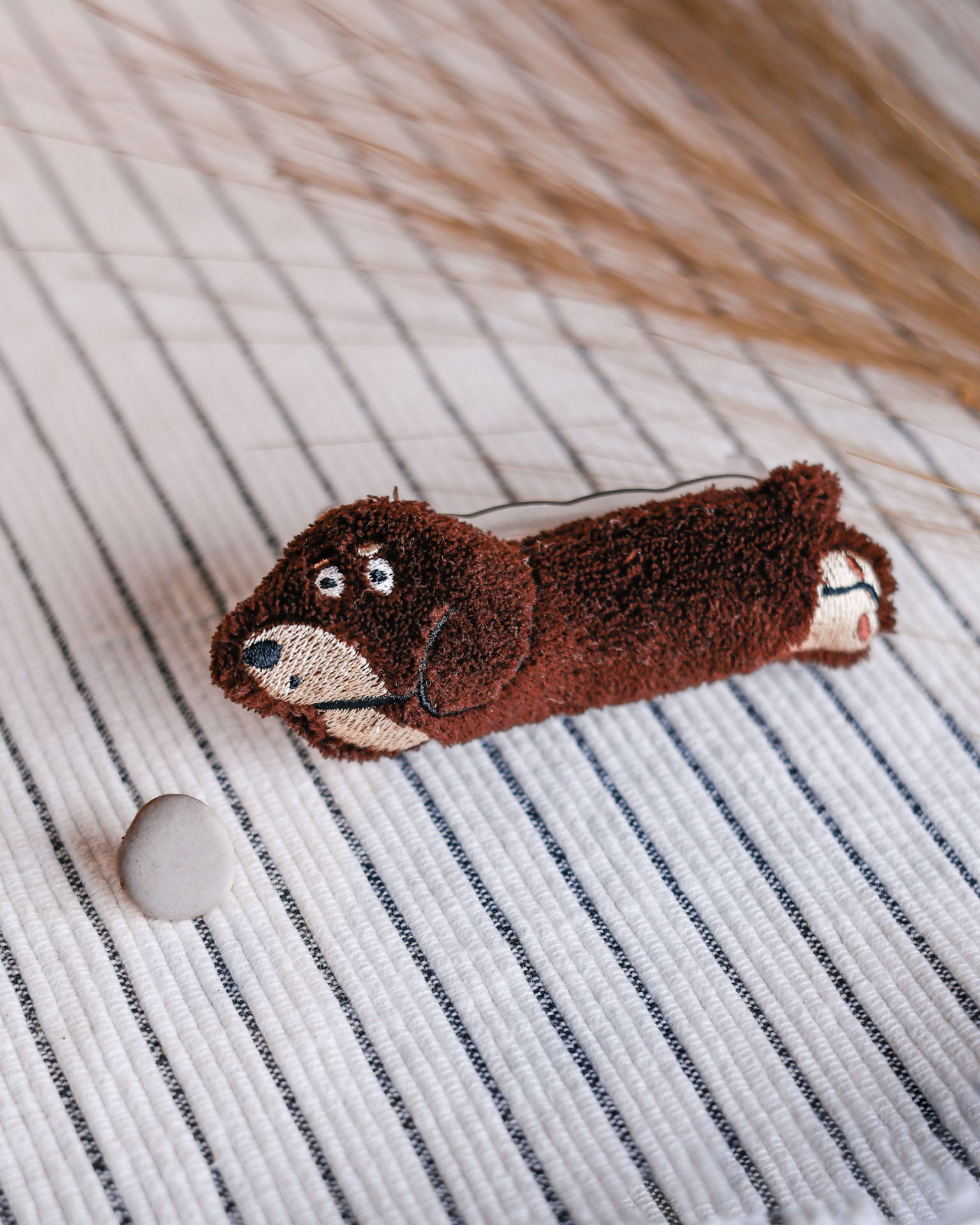 The Chill Hound plush lanyard for phone â€“ soft dog charm, quirky phone accessory