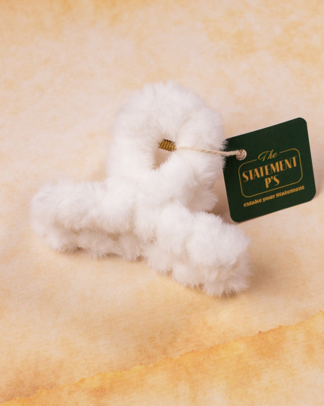 Fluffy Knot - White