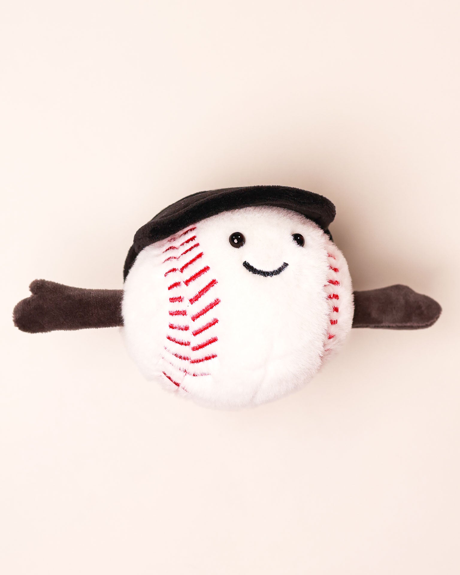 The Ballin plush lanyard for phone â€“ soft Base ball charm, quirky phone accessory