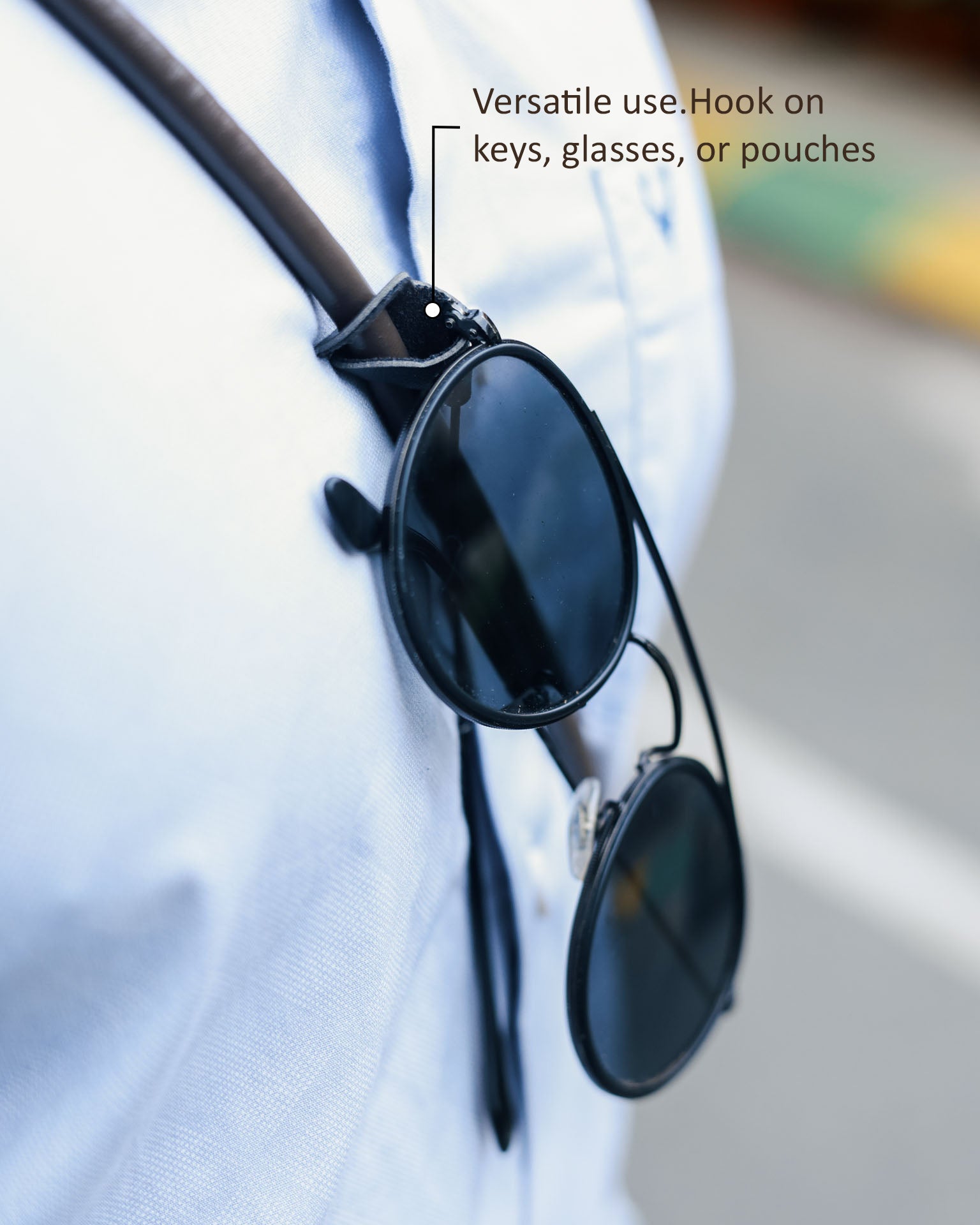 The Ballin plush lanyard for phone â€“ soft Base ball charm, quirky phone accessory