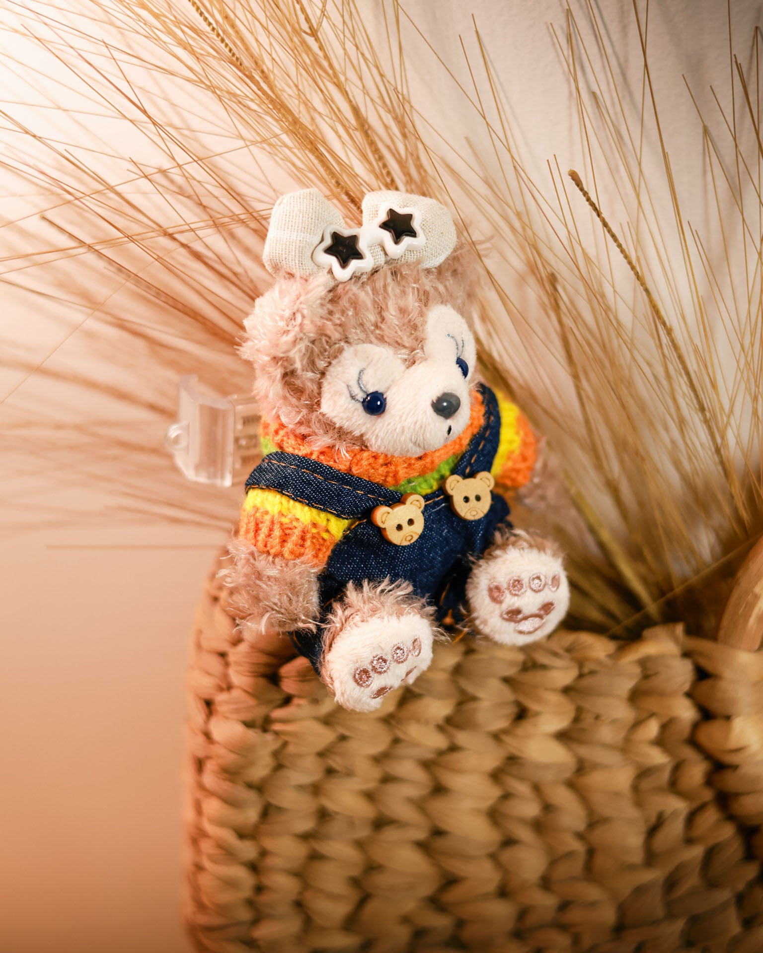 The Oh Deer! plush lanyard for phone â€“ soft Deer charm, quirky phone accessory